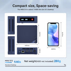 Beelink MINI S12  Mini PC 12th Gen Intel N95 S13 N150 8GB DDR4 256GB SSD Wifi5 Dual 1000M LAN Win 11 Desktop Mini Computer