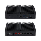 Qotom Mini PC Intel N100/ i3-N305, 2x 10G Marvell AQC113 & 4x 2.5G LAN, DDR5 Router Appliance for OpenWrt/ Linux, Mini Case/ 1U