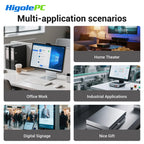 Higole Gole 1 Pro 5.5'' Fanless Mini PC Intel J4105 Windows 11 WiFi5 8G 128G 2500mAh with Screen Laptop Desktop PC Mini Computer