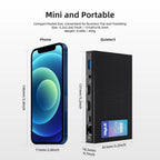 MeLE Quieter3Q Fanless Mini Computer Jaskperlake N5100 8G 128G Intel Mini PC NVMe SSD 4K HDMI HDR 2.4G 5G Gigabit PXE